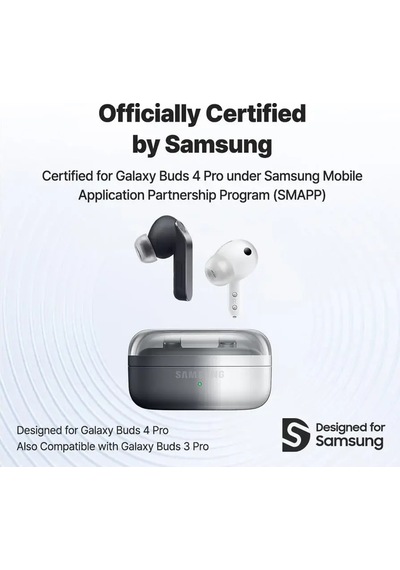 Max For Galaxy Uyumlu Buds 4 Pro Phantom Black Ml 1 Çift