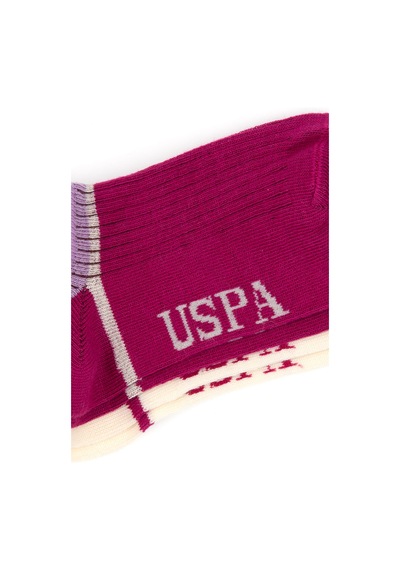 U.s. Polo Assn. Kız Çocuk Fuşya Çorap Patik 50318206-vr023 Fusya