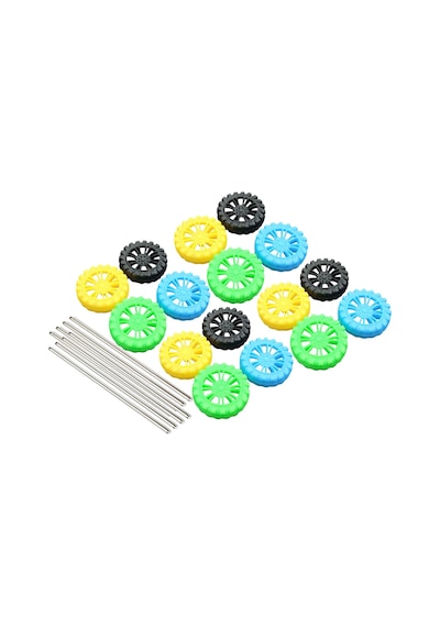Plastik Tekerlek 16 Adet 8 Adet Mil Φ45 MM