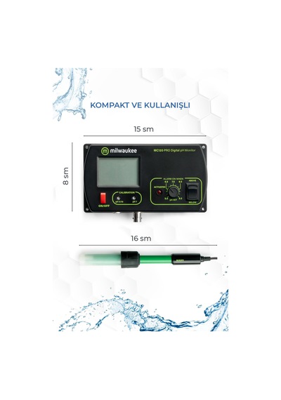 Milwaukee Mc120 Pro Profesyonel Ph Kontrol Cihazı Otomatik Ph Regülatörü
