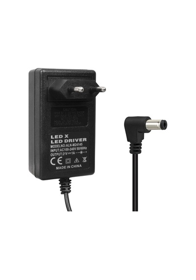 Powermaster Pm-19255 21 Volt - 1 Amper - 21 Watt 5.5 2.5 Mm L Uçlu Şarjlı Matkap Adaptörü