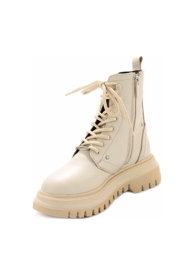 Harley Davidson Beige Hakiki Deri Kadın Bot & Bootie Hd0777002903 Beige