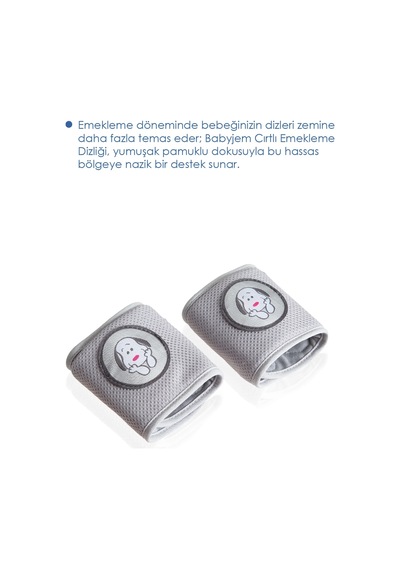 Babyjem Emekleme Dizliği Gri
