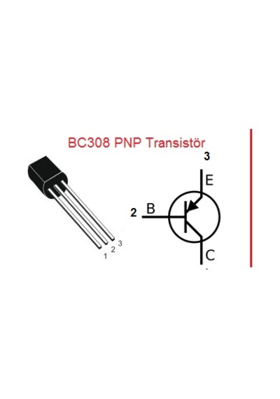 Elektronikport-Bc308 Transistör Bjt Pnp To-92