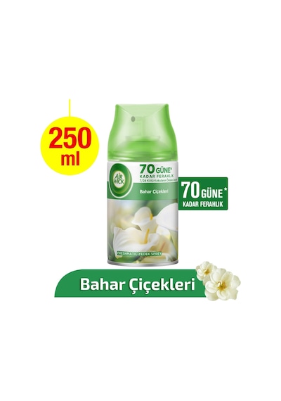 250 Ml Bahar Çiçekleri Oda Kokusu Yedek 70 Güne Kadar Süren Acıbadem