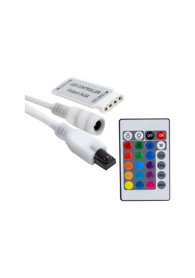 MİNİ 24 TUŞLU LED RGB KONTROL CİHAZI KUMANDALI