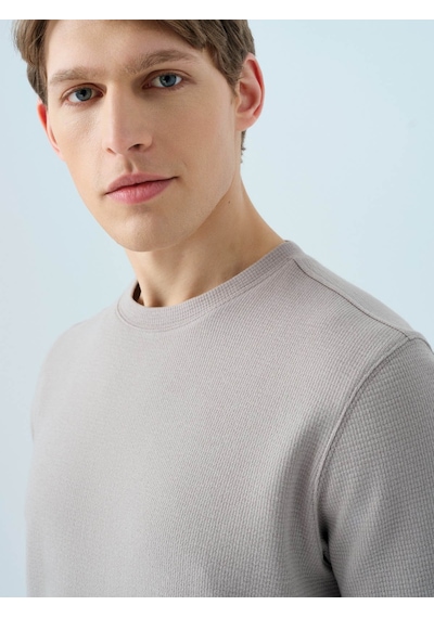 Loft Regular Fit Açık Gri Erkek T-shirt Lf2038333 Açik Gri