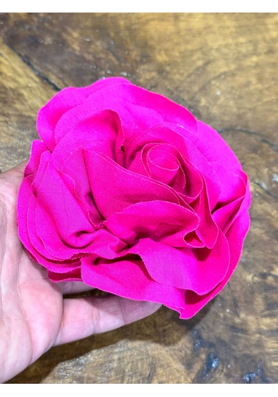 12 x 12 CM Kabartma Çiçek Broş Yaka İğnesi Giyim Aksesuarı Pembe
