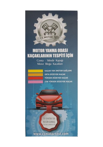 Cs Motor Test Aşınma Ve Conta Kaçak Testi- Avantajlı 20'lu Paket
