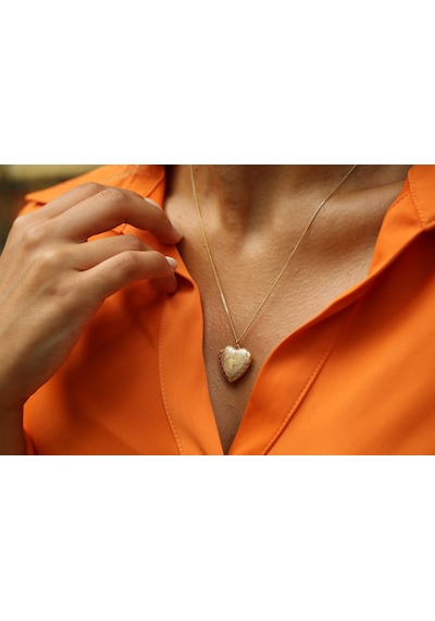 Reis Kuyumculuk T9977 Heart Locket Altın Kolye