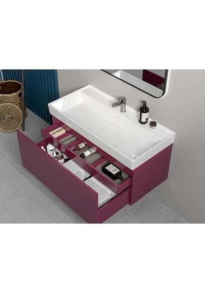 Turkuaz Seramik Cerastyle Sharp Etajer Uyumlu Banyo Lavabo 80 x 48 CM