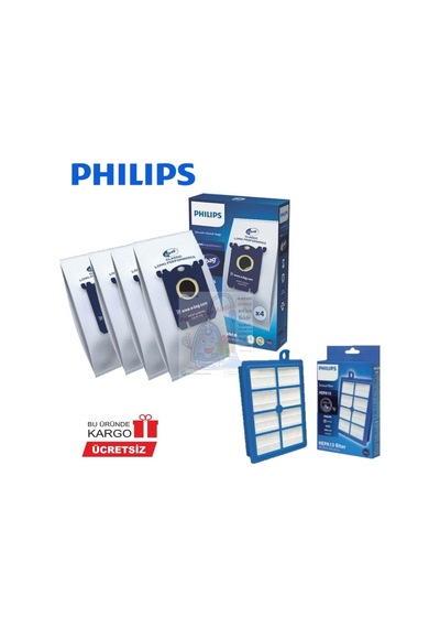Philips Uyumlu S-Bag Süpürge Toz Torbası (440999843)