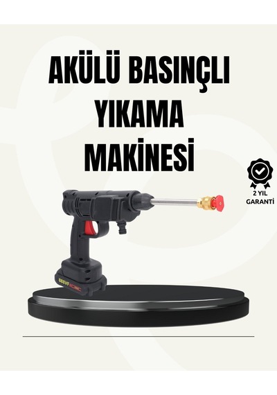 48v Şarjlı Kablosuz Basınçlı Yıkama Makinesi 450 Psı 4 L/dak Su Akışı - Mh-hs4270-6643