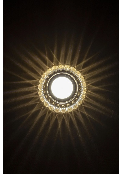 1 Adet Noas Yl65 1667 Geras Led Çerçeveli 4000k Kristal Cam Spot Gu10 Duy Rekli