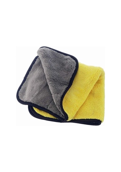 Orret Home 60x40 Cm Mikrofiber Araç Kurulama Ve Temizlik Bezi Ultra Emici Mikrofiber Kurutma Bezi, Çizmez Silme Bezi, Ev Ve Araç İçin Çok Amaçlı Temizlik Bezi 1 Adet Açık Indigo