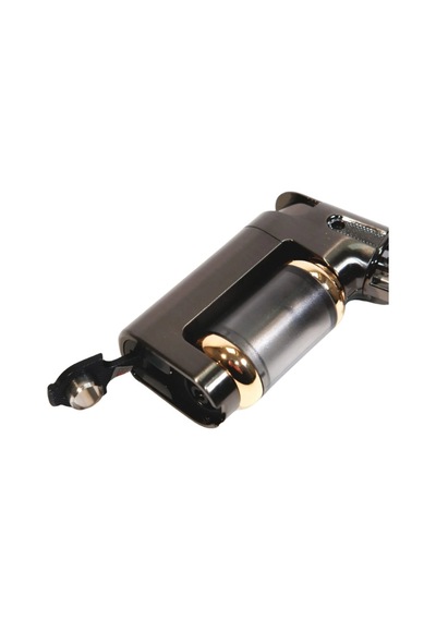 Parmida Tek Torch Pürmüz Gunmetal Masa Tipi Metal Puro Çakmağı - Tr9250