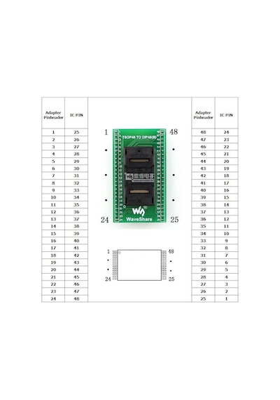 Tsop48 Sa247 Dıp48 Programlama Adaptörü Rt809F Rt809H Xeltek Tsop48 Sa247 Dıp48 Programlama Adaptörü Rt809F Rt809H Xeltek