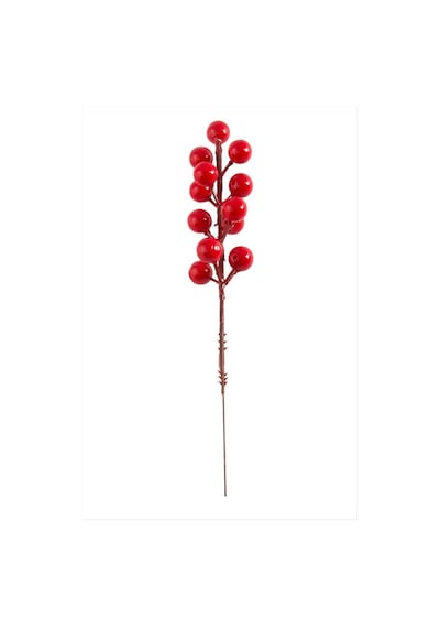 Cosmotex Kokina Dal Yılbaşı Süsü 23 Cm - Kırmızı