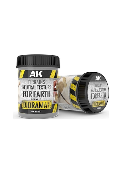 Ak 8023 250 Ml. Renksiz Toprak Dokusu, Akrilik, Diorama Serisi Zemin Dokusu-56216