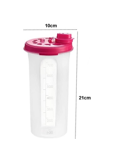 Moonstar Zeytinyağlık Yağdanlık Pratik Kapaklı Sızdırmaz 700ml-oıl-905 Pembe Diğer