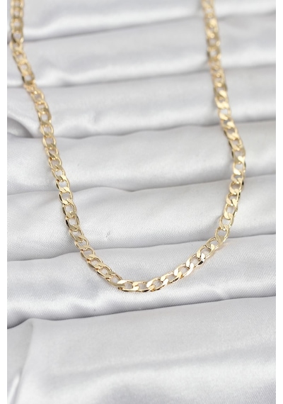 Cm 14k Gold Renk Zincir Model 60 Cm Kadın Kolye Diğer