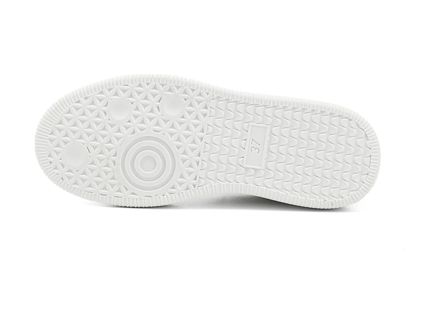 Gönderi(R) Gönderi R Kadın Beyaz Lastik Bağcıklı Dolgu Taban Hakiki Deri Sneaker Ddza83742855 Beyaz