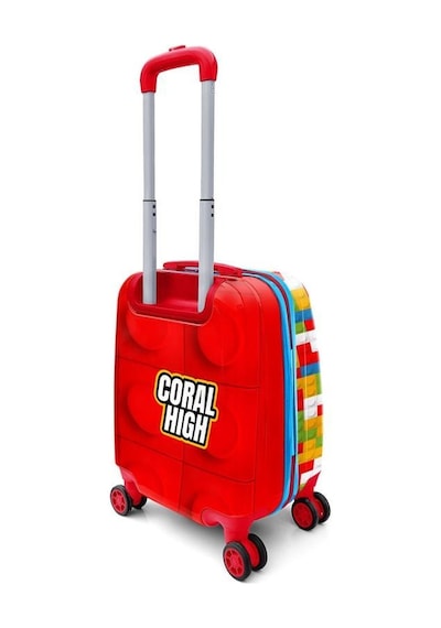 Coral High Kids Blok Desenli Çocuk Valizi 16793 Çok Renkli