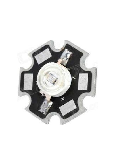 3W Uv Led Power Led 395 To 400 Nm 3 Watt Ultra Vıole Led Soğutucu