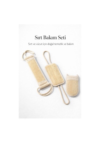 3'lü Sırt Bakım Seti Batık & Akne Karşıtı Arındırıcı Kese Paketi