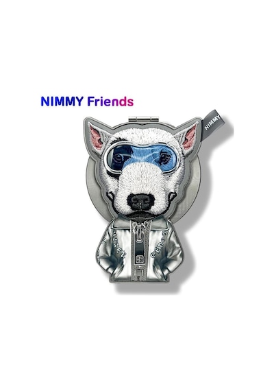Magsafe Uyumlu Değiştirilebilir Manyetik 3d Nakışlı Ve Fermuarlı Köpekli Telefon Standı 2.0