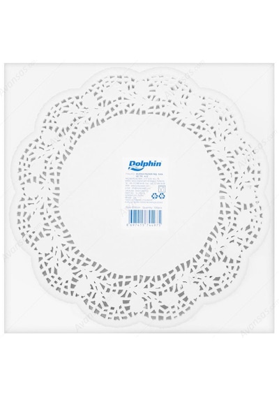Dolphin Dole 28 CM Yuvarlak 100 Lü Pk Beyaz