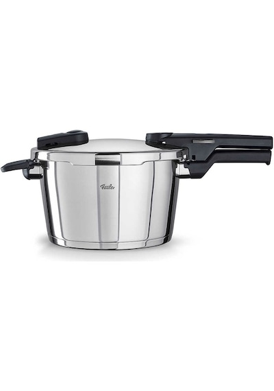 Fissler - Vitaquick Glossy 4,5 Litre Düdüklü Tencere + Tava Set