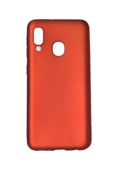 Ekılıf - Samsung Galaxy A20e Uyumlu Kılıf Mat Soft Premier Silikon Kapak - Kırmızı