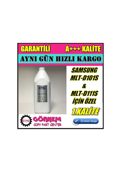 Samsung Mlt-D101S Toner Tozu Uyumlu (1000Gr) N11.22458