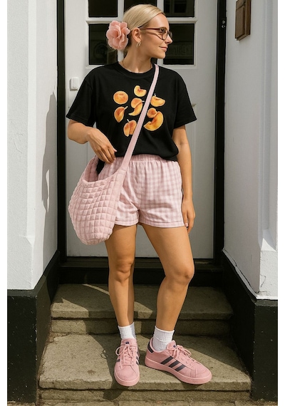 Baskılı Unisex Tshırt 4q1 SIYAH
