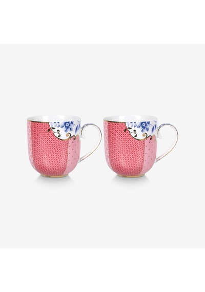 Pembe Porselen Kupa Seti 200 Ml