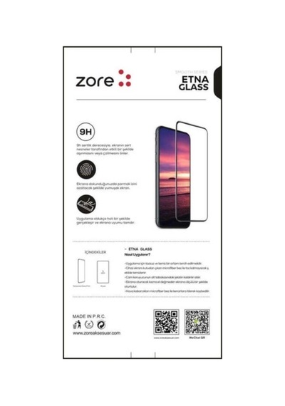 Apple     Uyumlu iPhone 14 Plus Zore Etnaa Cam Ekran Koruyucu
