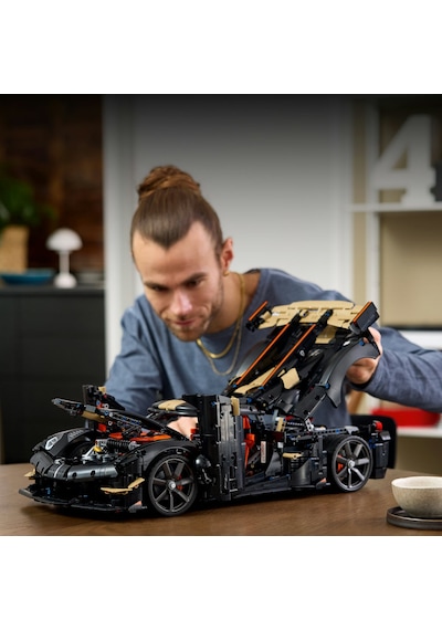 LEGO® Technic Koenigsegg Sadair’s Spear Mega Araba 42232 - Yetişkinler için Mühendislik Modeli Yapım Seti (4104 Parça)