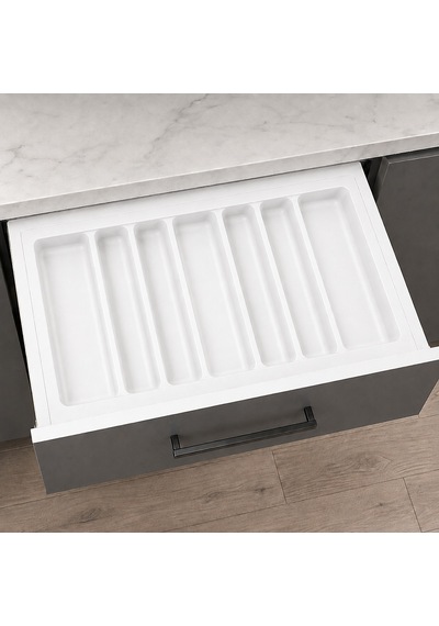 Starax 84x49 Beyaz Plastik Kepçelik 7 Gözlü Modül 90cm S-2690-wp Çok Renkli