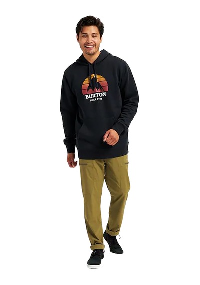 Burton Burton Underhill Pullover Hd Erkek Siyah Sweatshirt 002