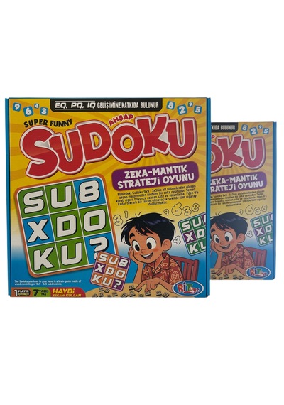 Sudoku - Ahşap Kutu Zeka Oyunu Çocuklar Ve Yetişkinler Için Eğitici Oyun