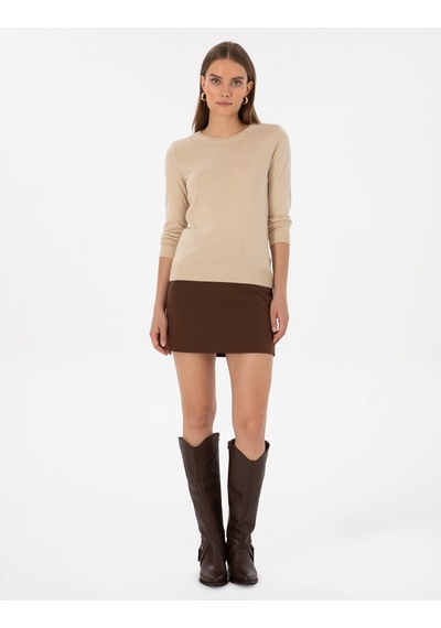 Pierre Cardin Kadın Bej Kazak /triko 50315758-vr011 Bej