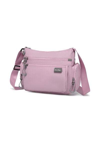 Smart Bags Ten Rengi Orta Boy Çok Cepli Su Geçirmez Ultra Hafif Kumaş Kadın Çapraz Çanta