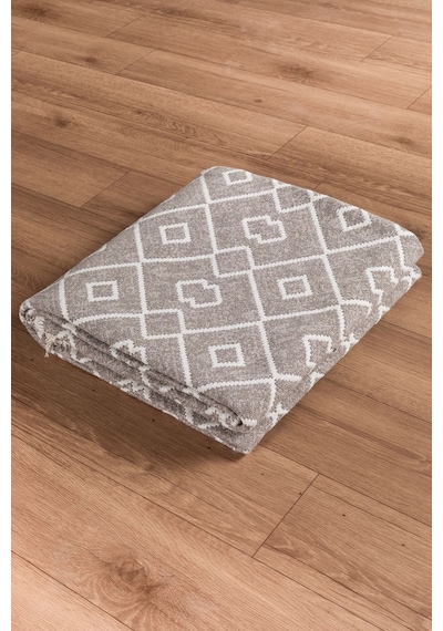 Arya Vl Çift Taraflı,katlanabilir,yıkanabilir,yüksek Kalite Pamuk Salon,oturma Odası,balkon Kilim Krem-bej 3
