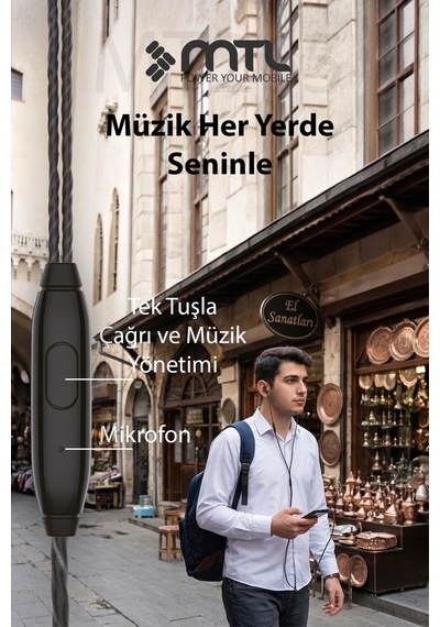3.5 Mm Jack Girişli Stereo Kulak İçi Silikonlu Kablolu Kulaklık Yüksek Ve Bas Kalitesi Diğer