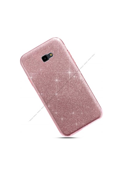 Samsung Uyumlu Galaxy A5 2017 Kilif Simli Parlak Silikon Rose Gold 334715107