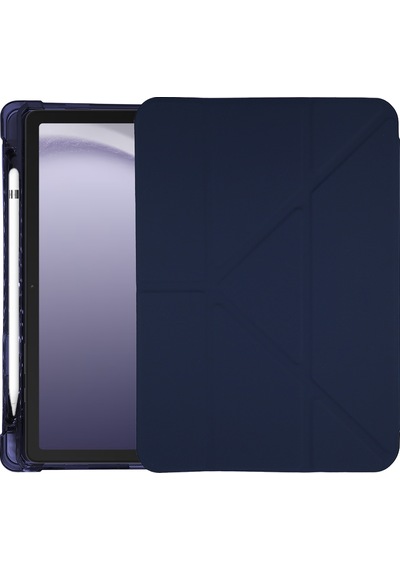 Apple Uyumlu iPad 11 Nesil A16 Standlı Smart Tablet Kılıfı & Kapaklı Kalem Bölmeli Kılıf