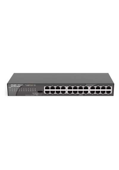 Ruijie Reyee RG-ES124GD 10/100/1000Mbps 24 Port Gigabit Ethernet Switch Metal Kasa Rackmount