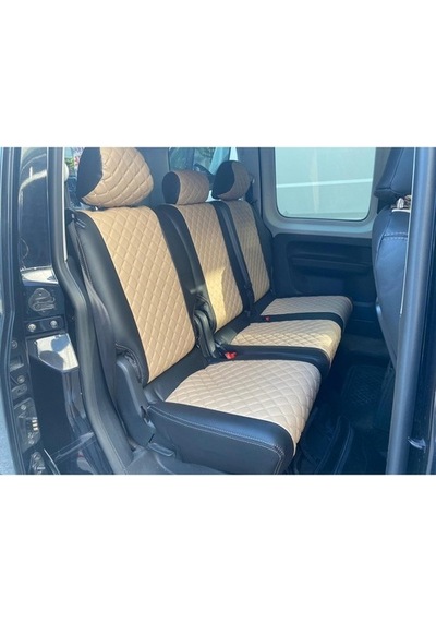Volkswagen Caddy Araca Özel Deri Oto Koltuk Kılıfı (500736405)