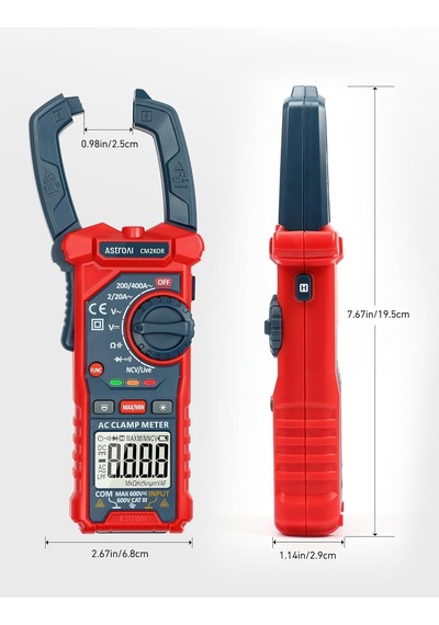 Astroaı Cm2k0r 2000 Sayım Pens Metre, Multimetre, Polimetre, Voltmetre, Ac Akım, Ac/dc Gerilim, Direnç, Frekans, Kapa
